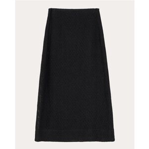 NEW SHEIN SXY women’s sz small 0-2 black midi slit skirt pencil solid fitted